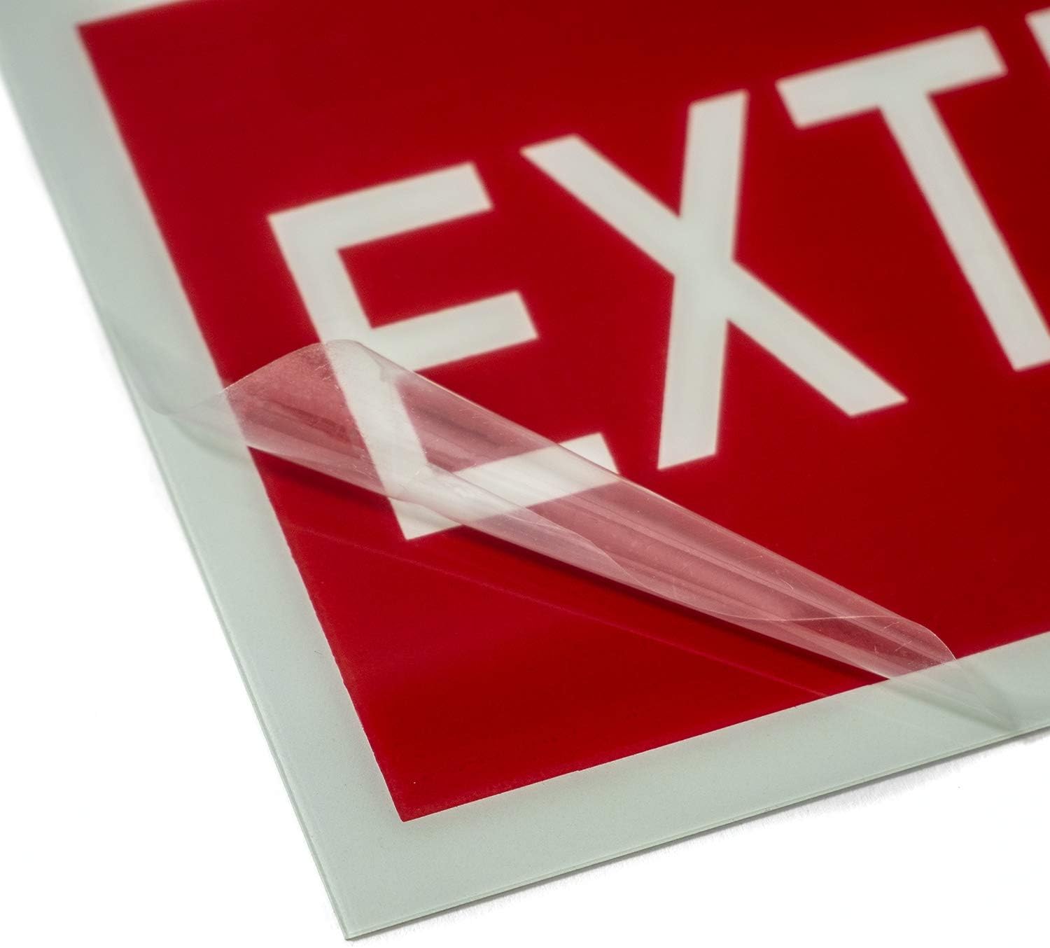Señal luminiscente para extintor, homologada, 21 x 30 cm, PVC clase B 0,7 mm