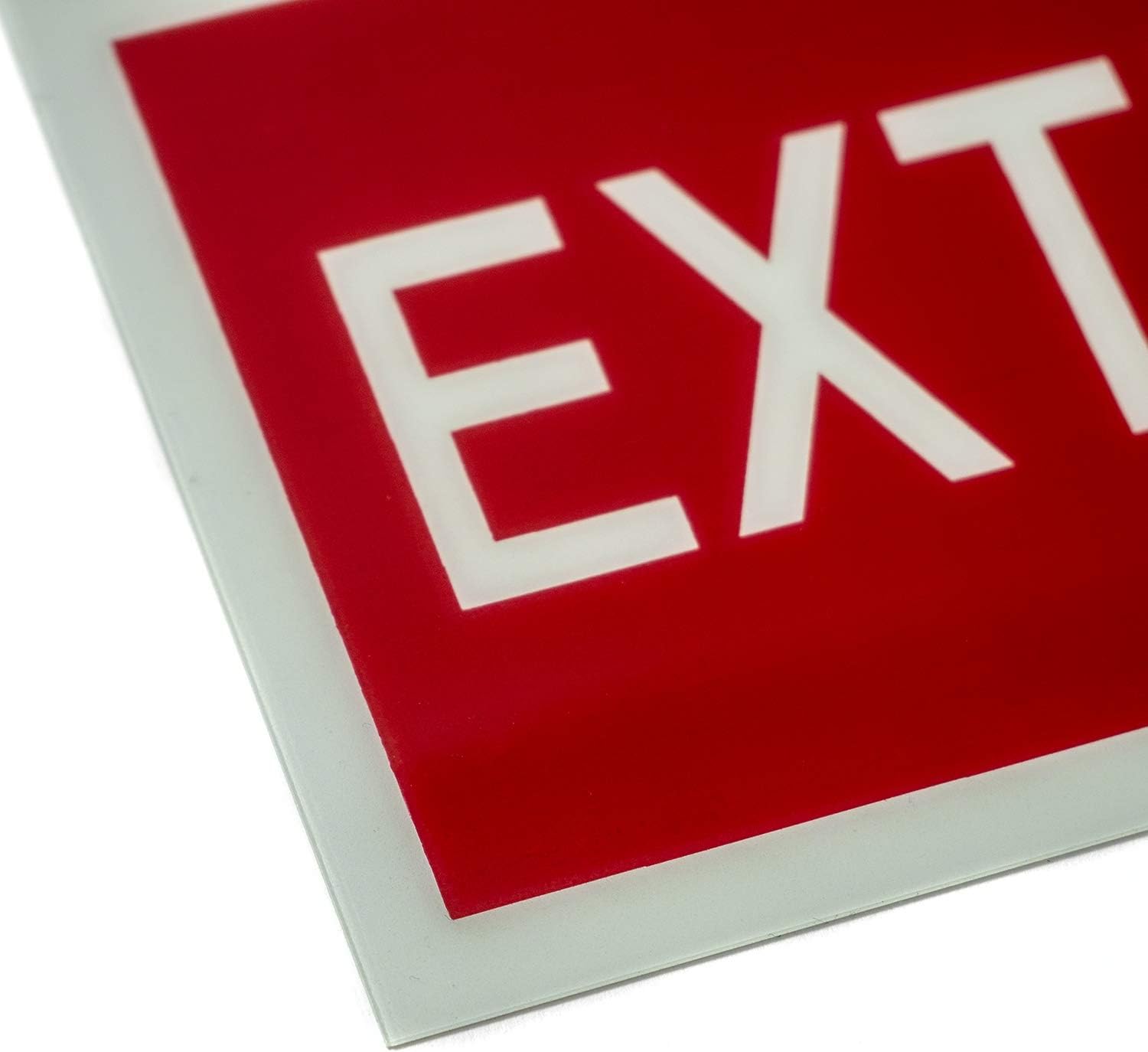 Señal luminiscente para extintor, homologada, 21 x 30 cm, PVC clase B 0,7 mm