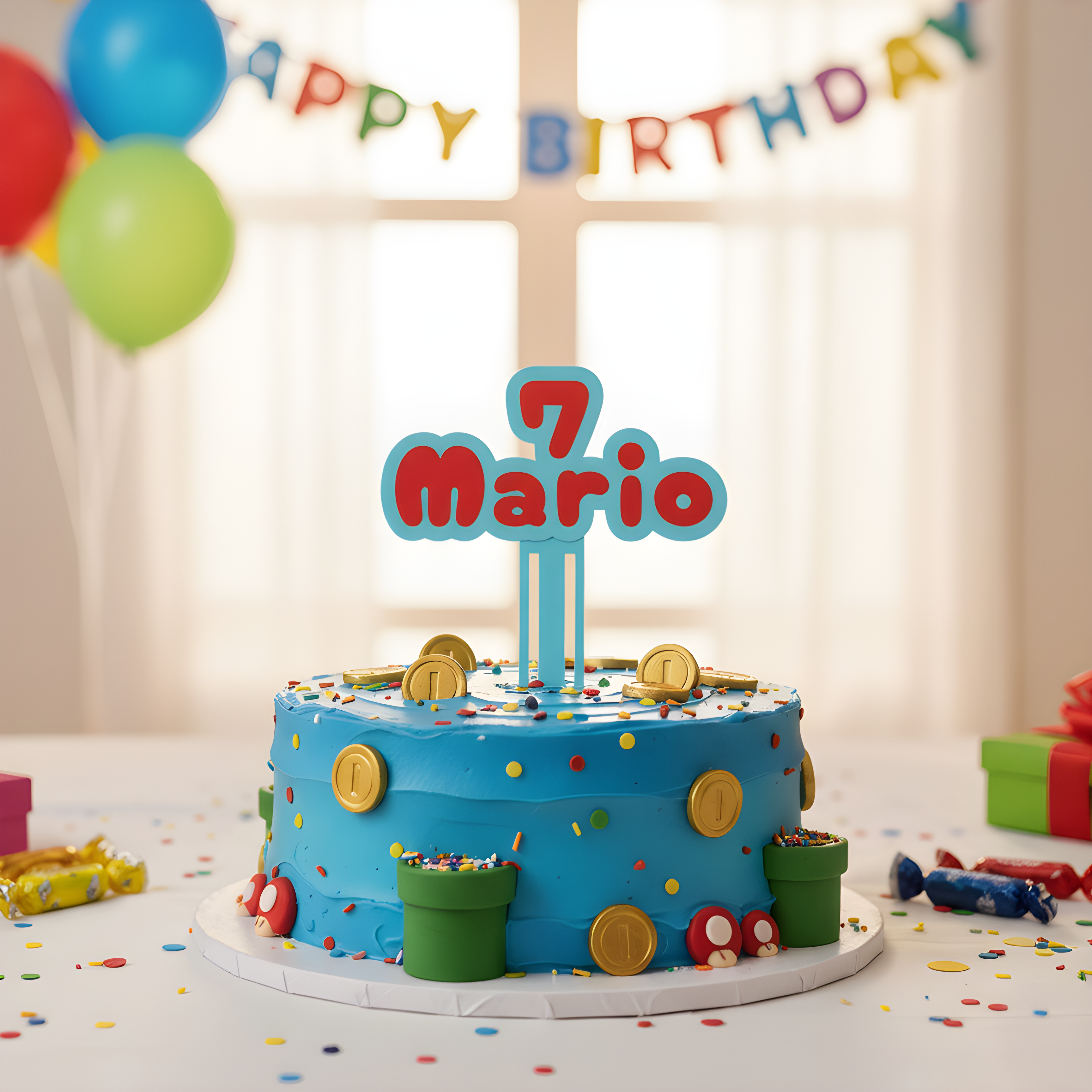 Topper para Tarta Personalizado | Cumple, Comunión, Baby Shower...